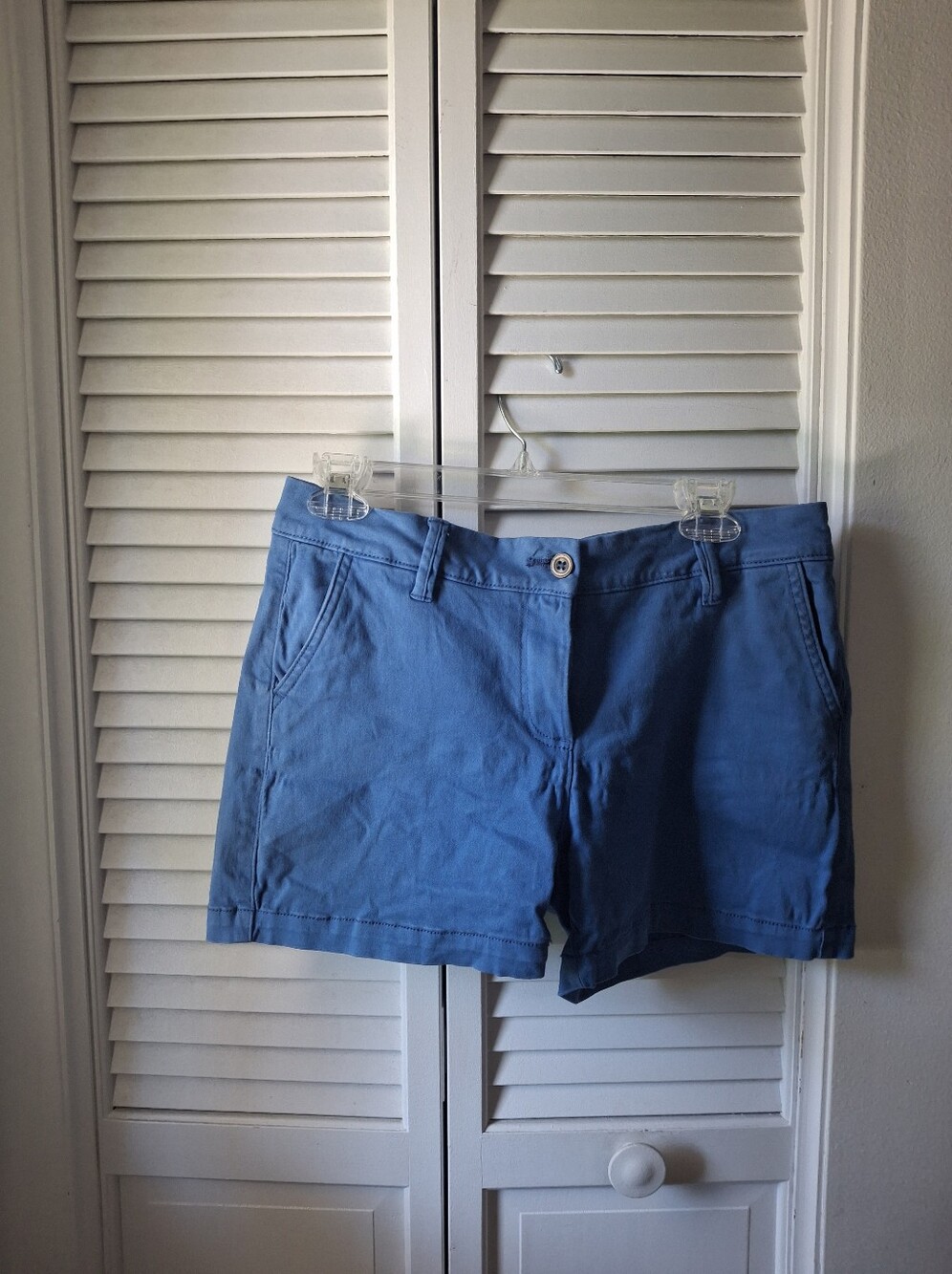 LAND N SEA Everyday Cotton Bermuda Shorts — Blue